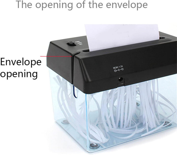 Mini Tritacarta da Scrivania – Compatto, Silenzioso ed Efficiente