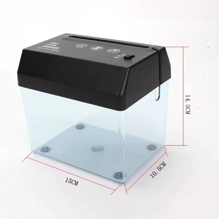 Mini Tritacarta da Scrivania – Compatto, Silenzioso ed Efficiente
