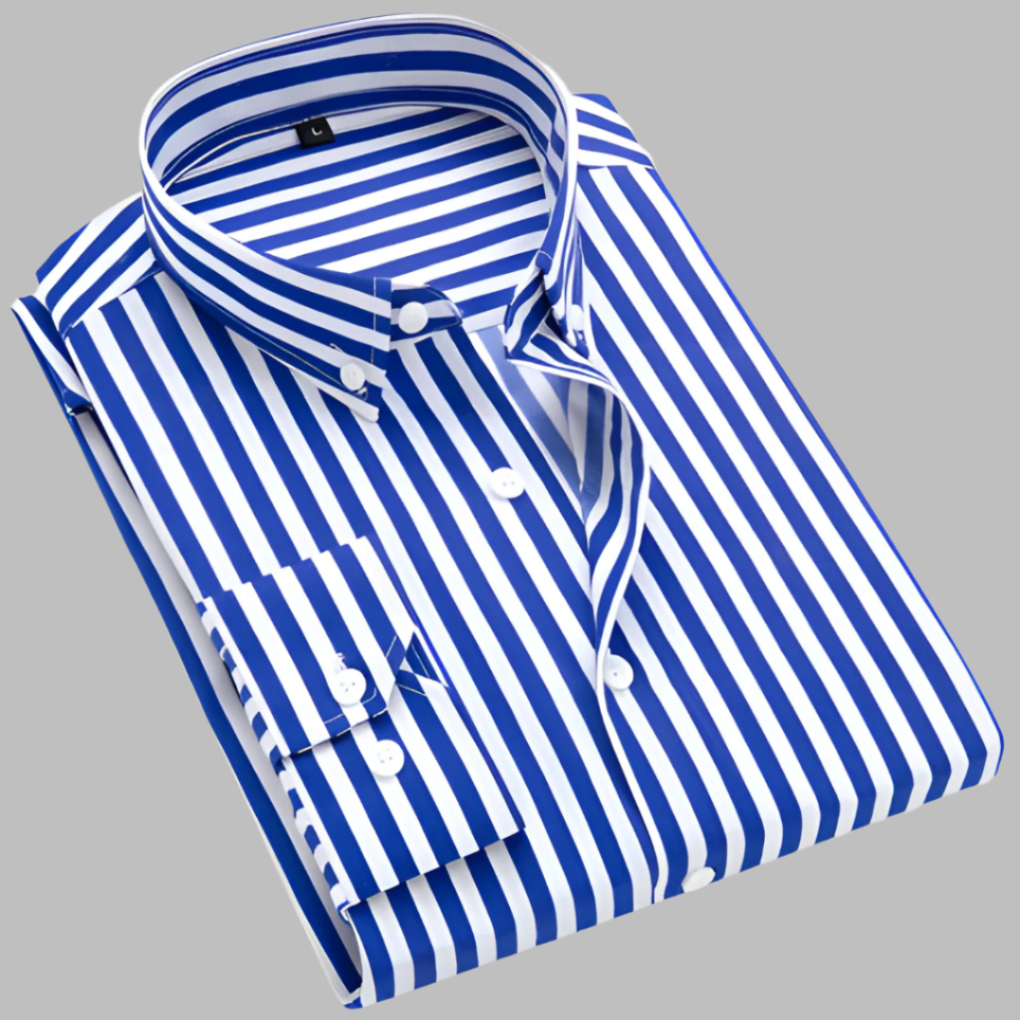 Camicia in Cotone Oxford a Quadrati da Uomo