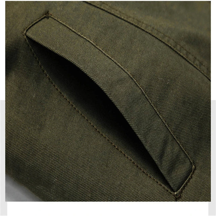 Giacca militare da uomo per la mezza stagione – Stile robusto e funzionalità quotidiana