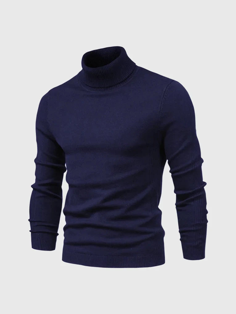 Maglione Collo Alto Uomo – Lavabile e Versatile