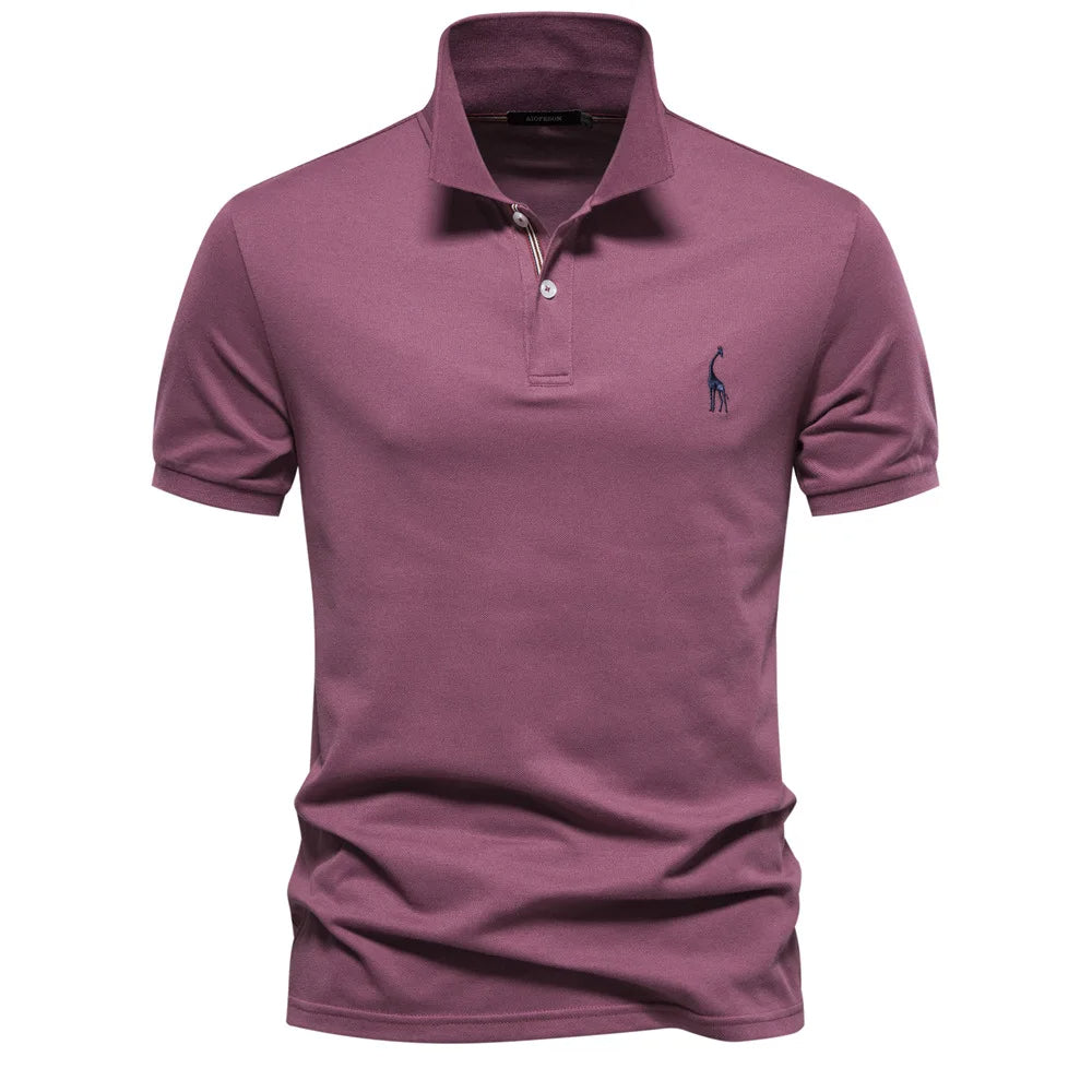 Polo classica da uomo con ricamo: stile intramontabile con dettagli raffinati