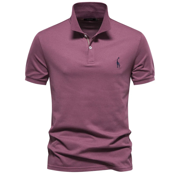 Polo classica da uomo con ricamo: stile intramontabile con dettagli raffinati