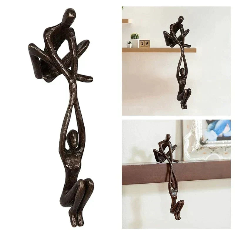 Scultura decorativa in resina – amore e forza