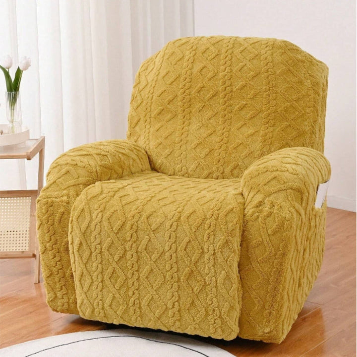 Copertura Divano Reclinabile in Pile Invernale Antiscivolo Morbida