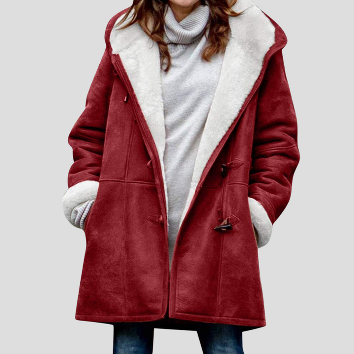 Giacca foderata con collo alto da donna