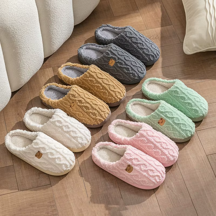 Calde pantofole morbide da donna