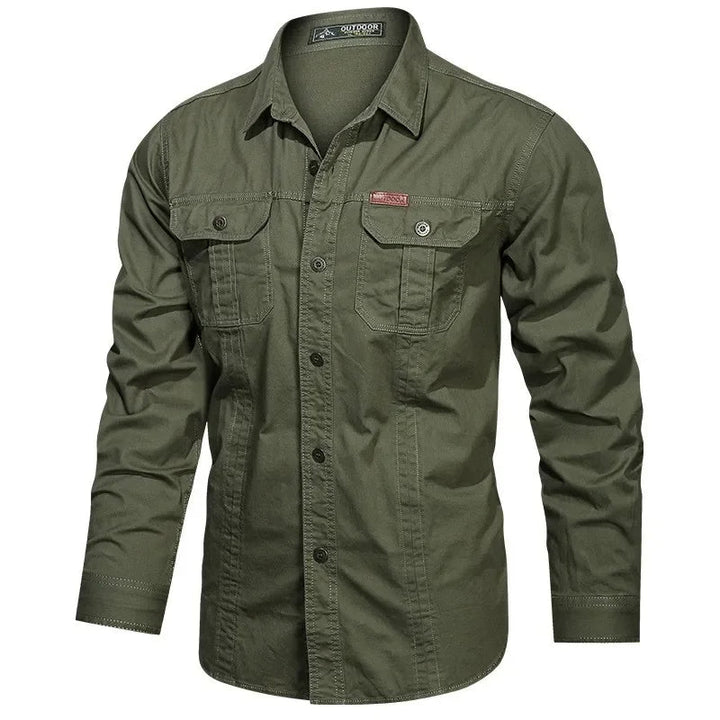 Camicia Uomo Utility Pocket Button-Up