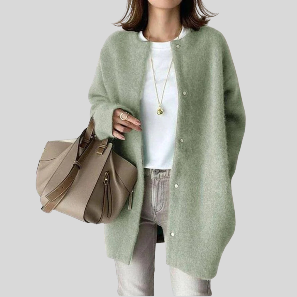 Cardigan Elegante – Strato in Maglia Raffinato