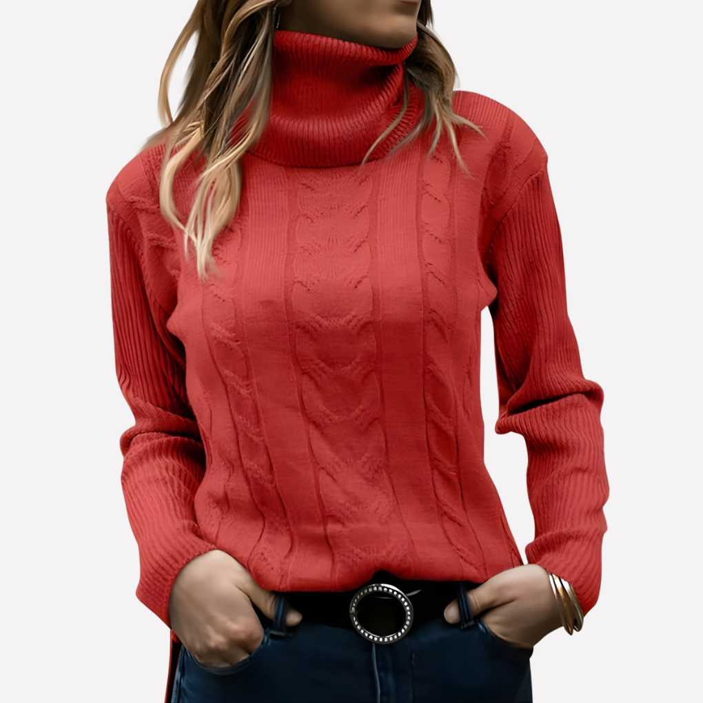 Maglione a Collo Alto da Donna – Stile Quotidiano Relaxed
