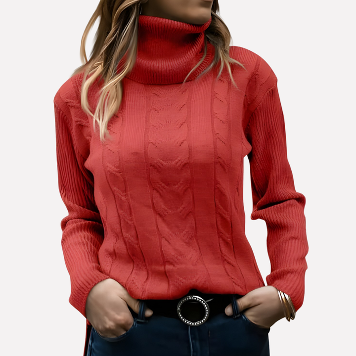 Maglione a Collo Alto da Donna – Stile Quotidiano Relaxed
