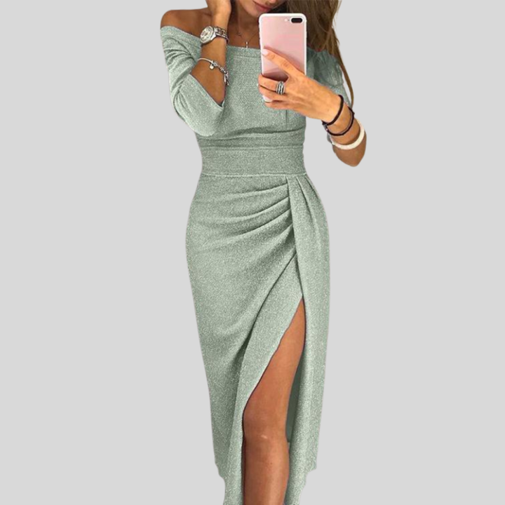 Abito Bodycon Elegante Senza Spalline
