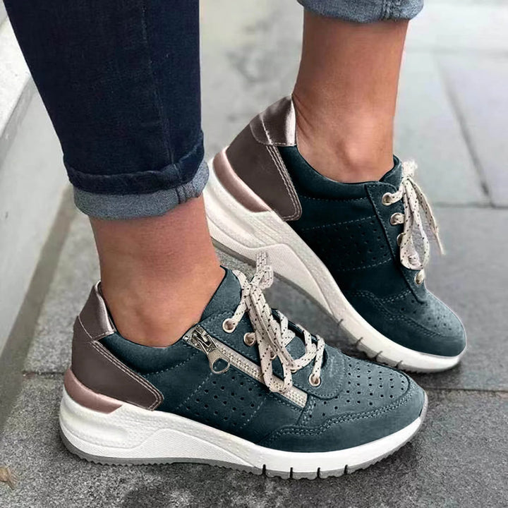 Sneakers alla moda con suola spessa da donna