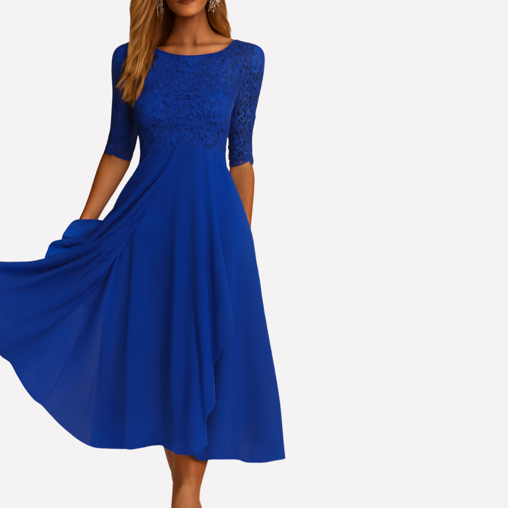 Abito Maxi da Donna con Pizzo