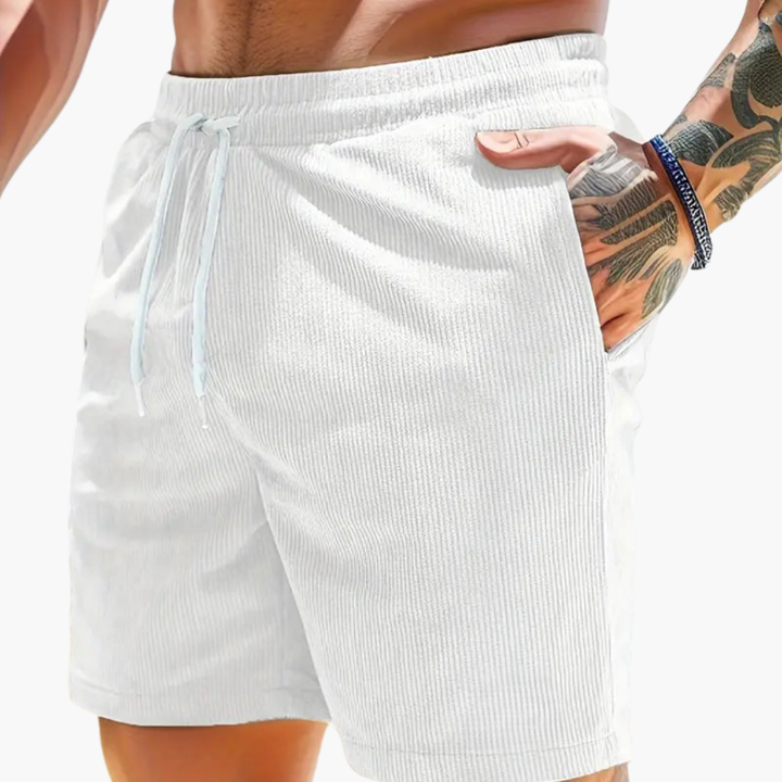 Pantaloni Corti in Corduroy da Uomo – Stile Estivo Casual