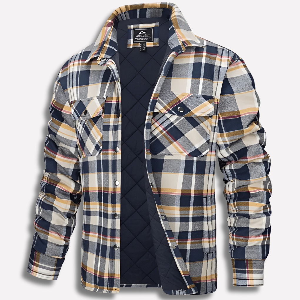 Camicia Flanella a Quadrati in Cotone da Boscaiolo