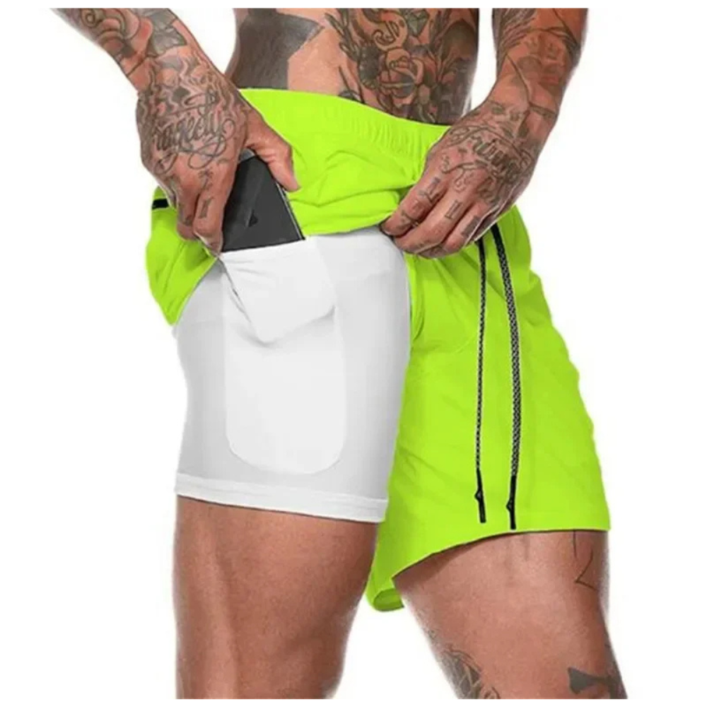Pantaloncini sportivi da uomo 2 in 1 – Progettati per garantire prestazioni e comfort