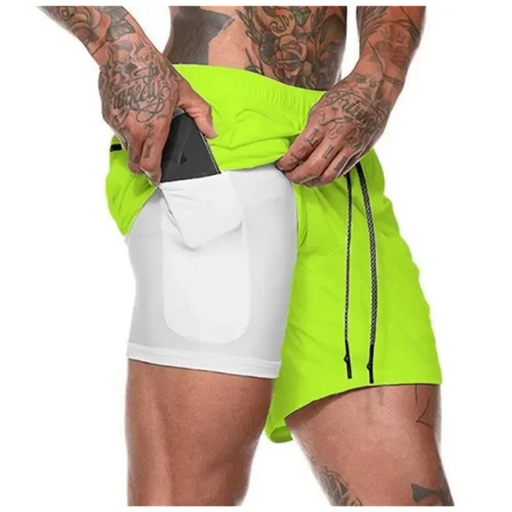 Pantaloncini sportivi da uomo 2 in 1 – Progettati per garantire prestazioni e comfort
