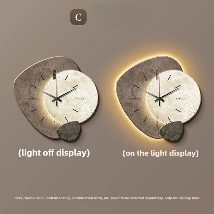 Orologio da Parete Minimalista Moderno con Luce