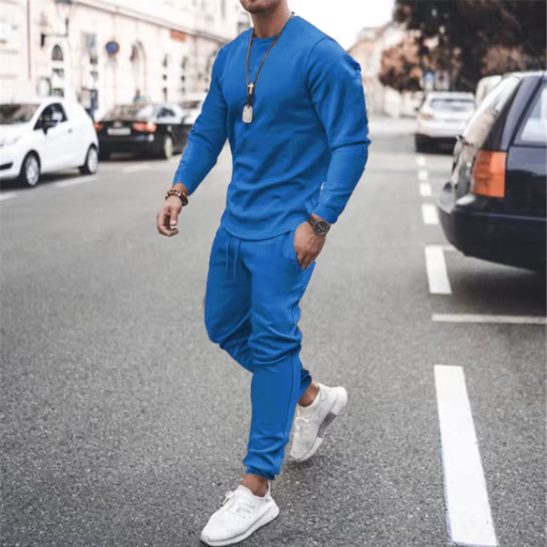 Set casual a due pezzi da uomo