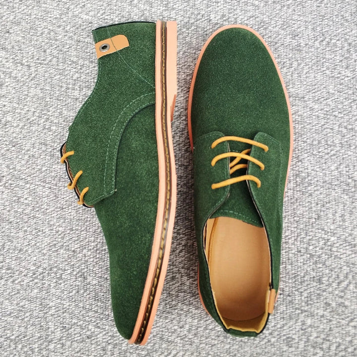 Scarpe Oxford in pelle scamosciata ClassicStep: raffinata maestria artigianale per il gentiluomo moderno