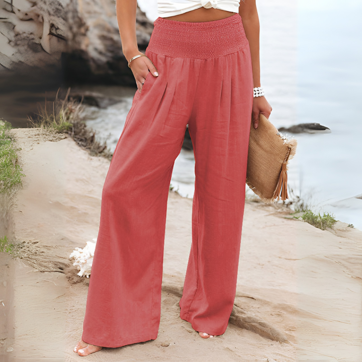 Pantaloni in Lino Confortevoli per Donne