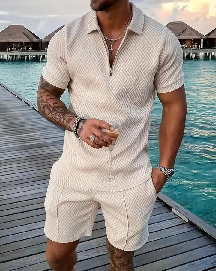 Abbigliamento Estivo Tuta con Zipper
