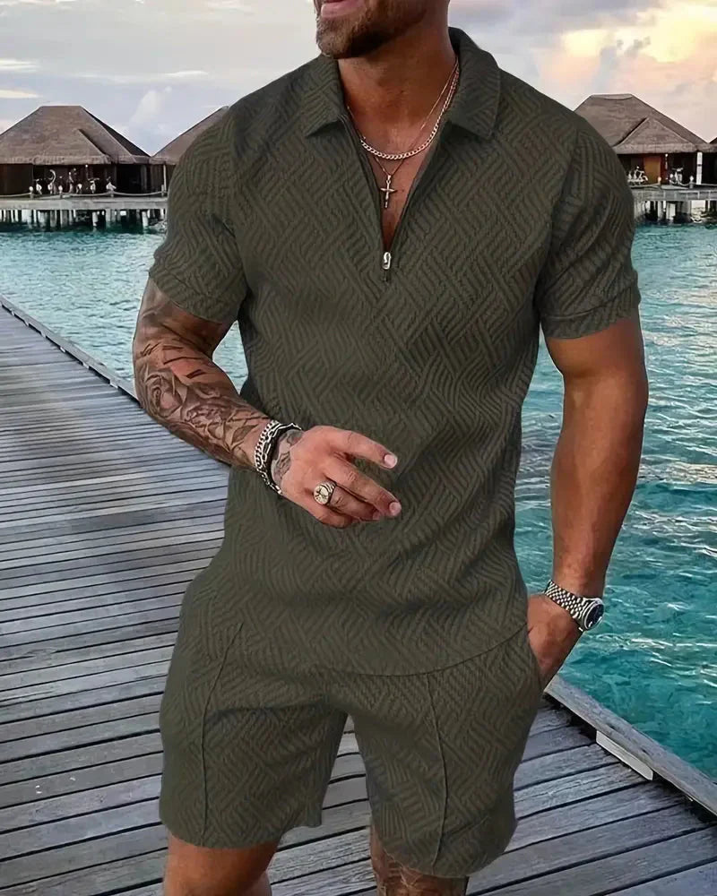 Abbigliamento Estivo Tuta con Zipper