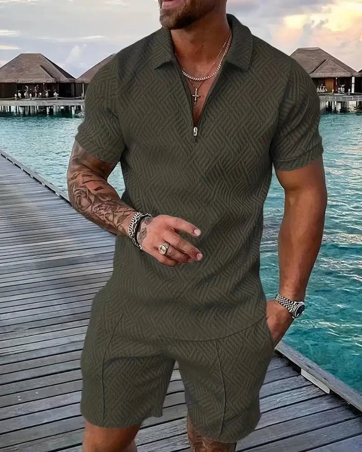 Abbigliamento Estivo Tuta con Zipper