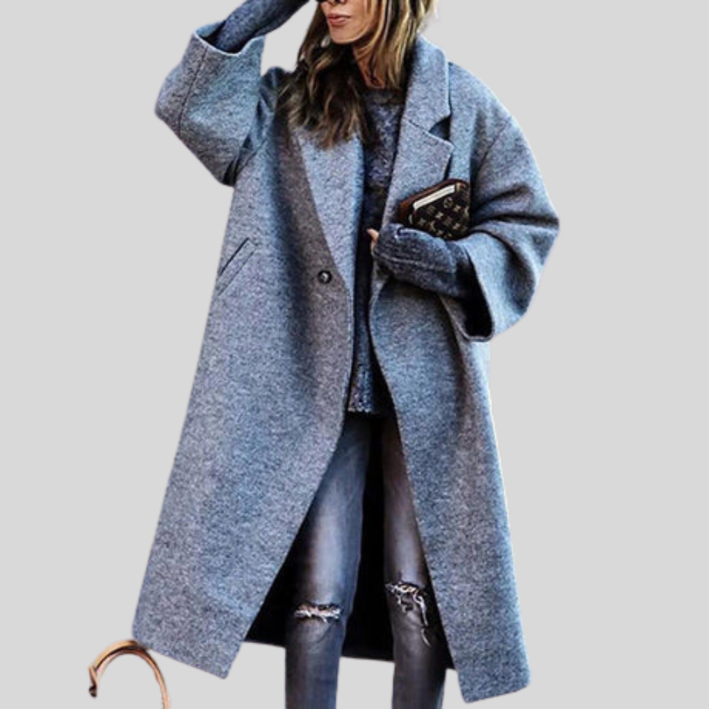 Cappotto Invernale Lungo da Donna – Karlina Pezzo Caldo a Strati
