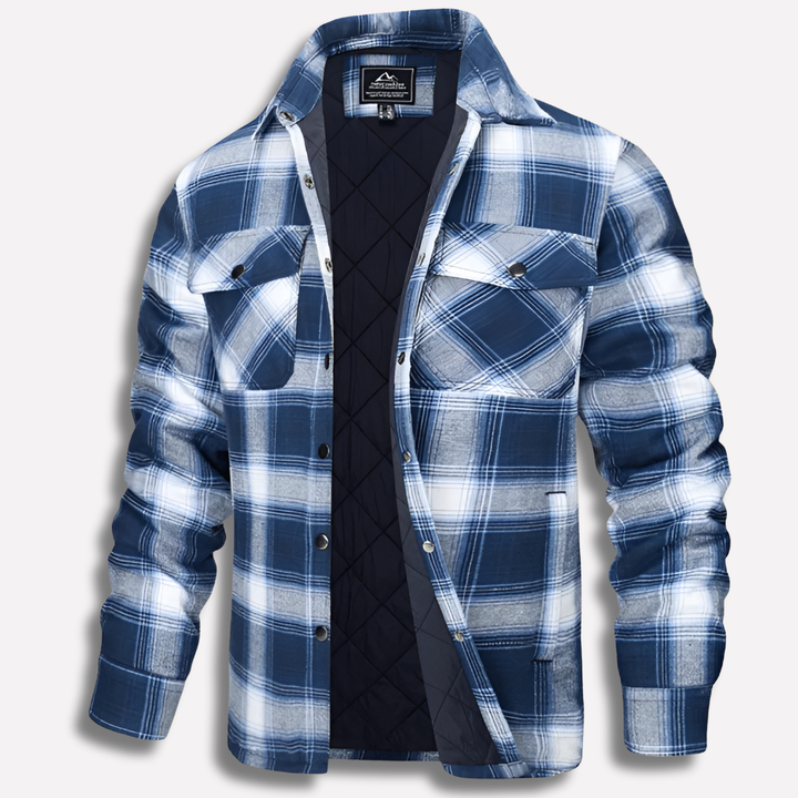 Camicia Flanella a Quadrati in Cotone da Boscaiolo