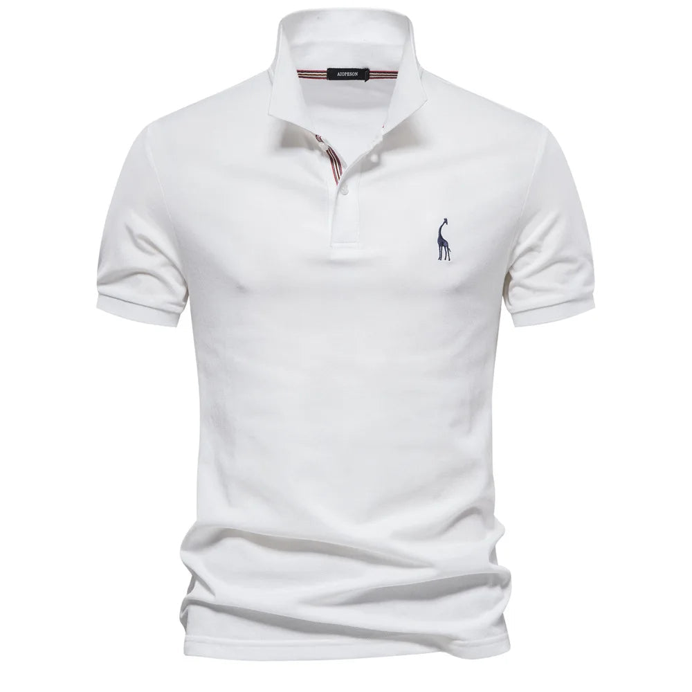 Polo classica da uomo con ricamo: stile intramontabile con dettagli raffinati