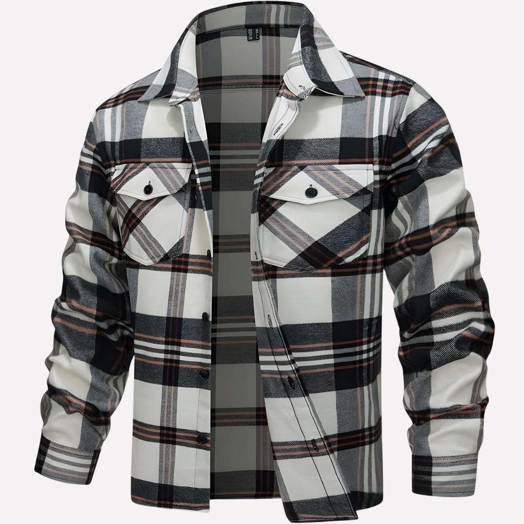 Camicia Flanella a Quadrati da Uomo