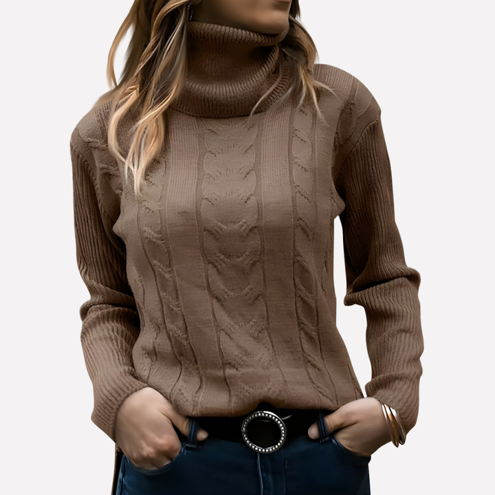 Maglione a Collo Alto da Donna – Stile Quotidiano Relaxed