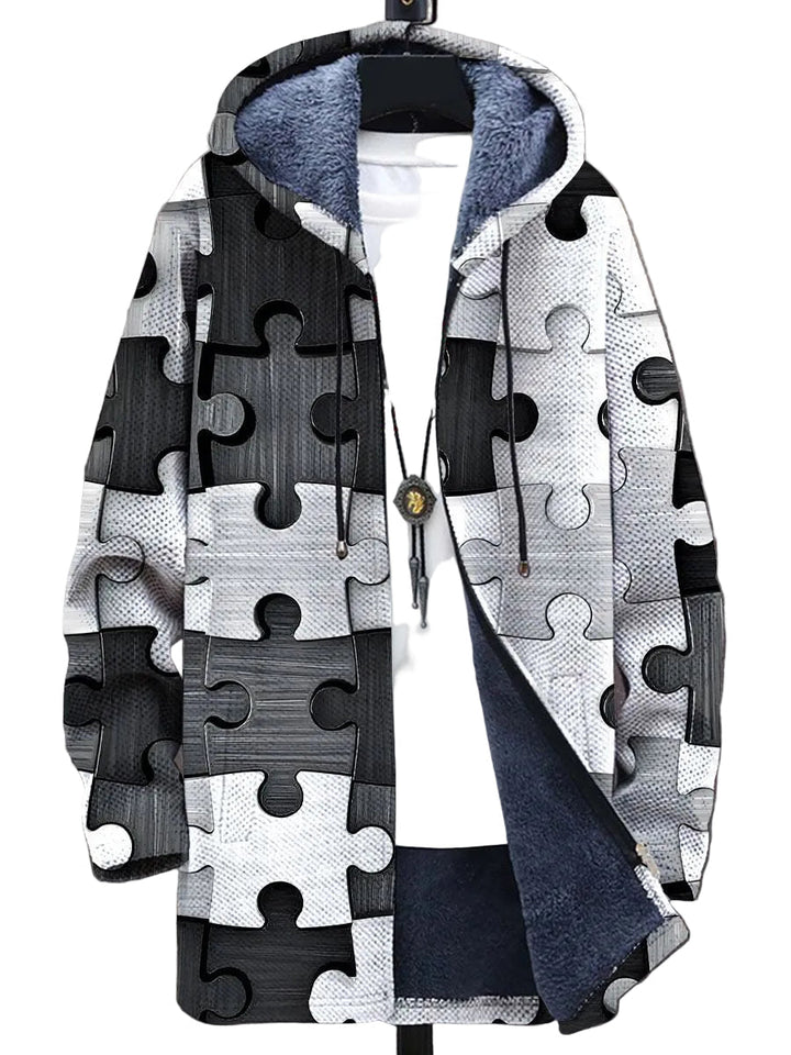 Giubbotto Retro Colorblock per Uomo