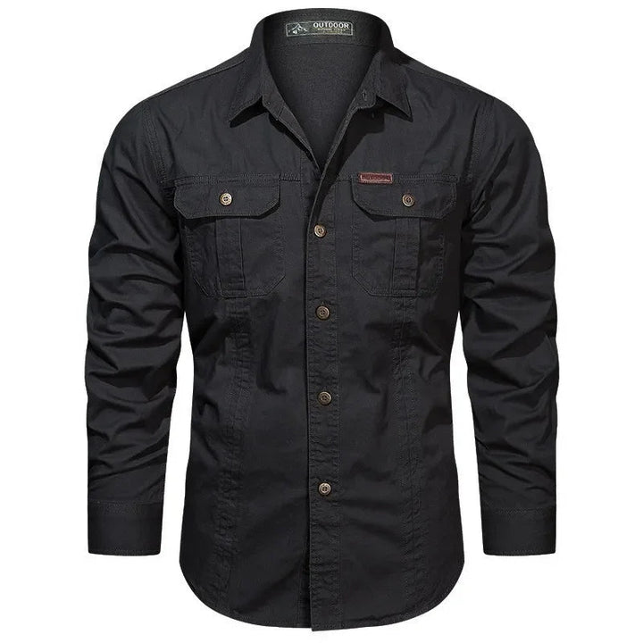 Camicia Uomo Utility Pocket Button-Up