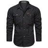Camicia Uomo Utility Pocket Button-Up