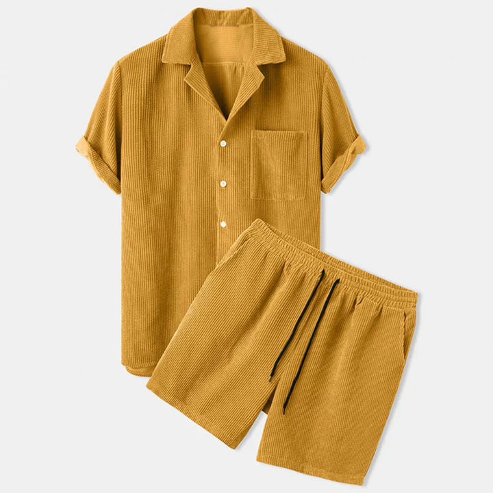 Set Breeze – Set di Pantaloni Corti in Corduroy per Uomo