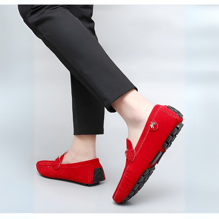 Mocassini Slip-On in Suede per Uomini