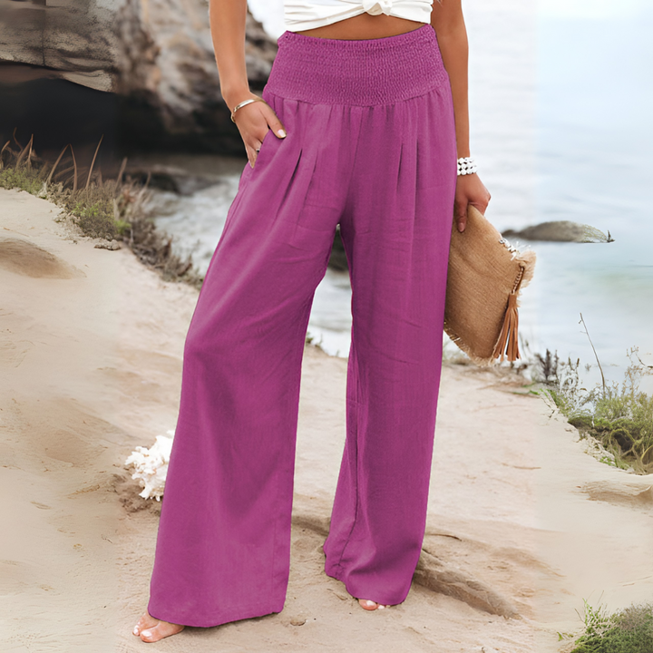 Pantaloni in Lino Confortevoli per Donne