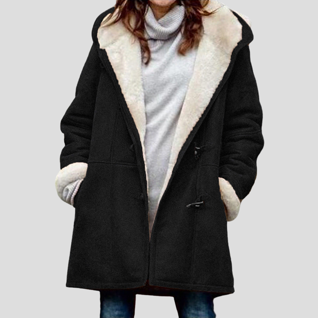 Giacca foderata con collo alto da donna