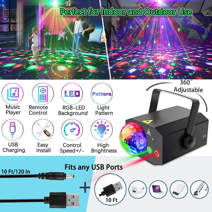 2-in-1 Luce Disco Laser