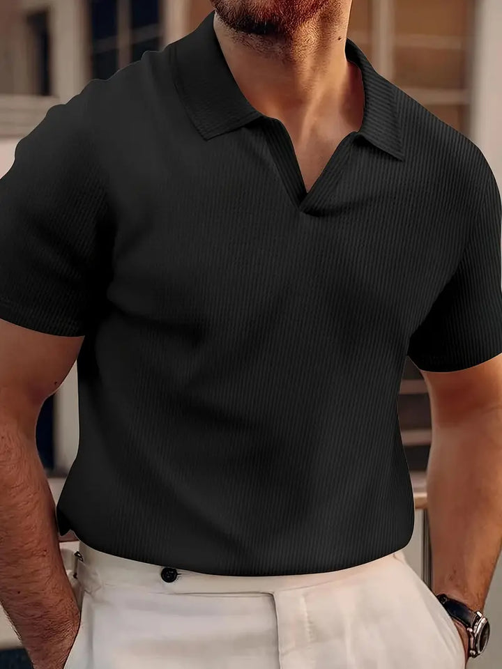 Maglietta Polo Casual da Uomo a Manica Corta
