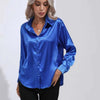 Blusa Lunga Morbida in Satin da Donna