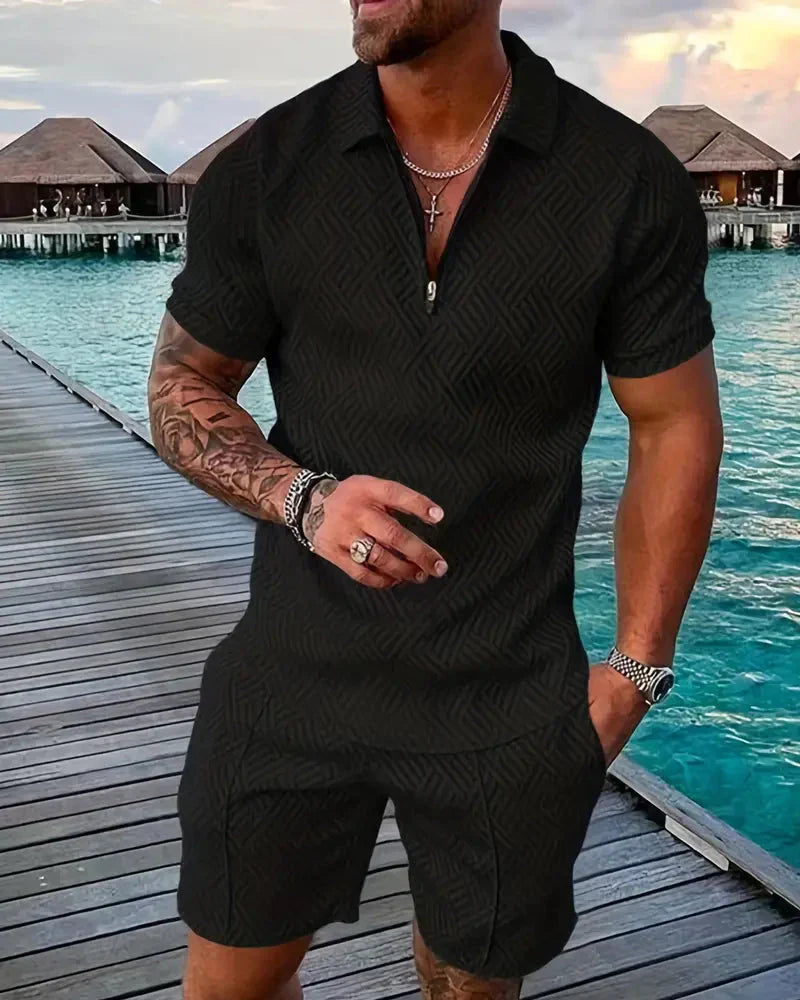 Abbigliamento Estivo Tuta con Zipper