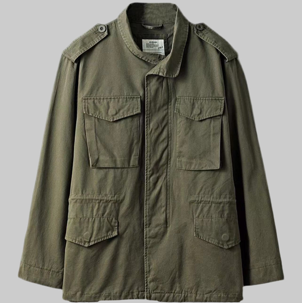 Giacca Campo Militare Vintage per Uomini