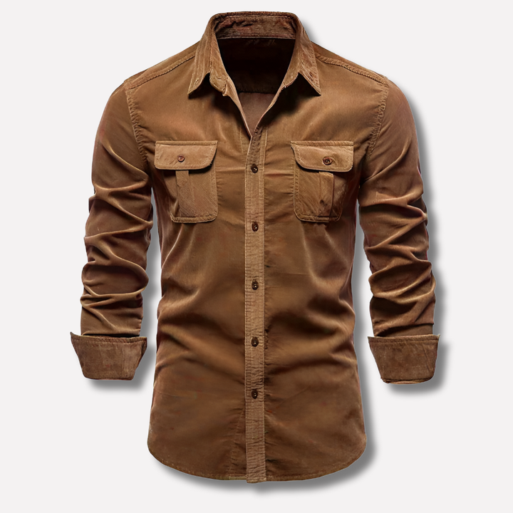 Giacca Classica in Corduroy per Uomini