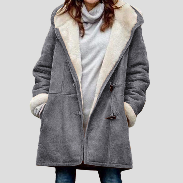 Giacca foderata con collo alto da donna