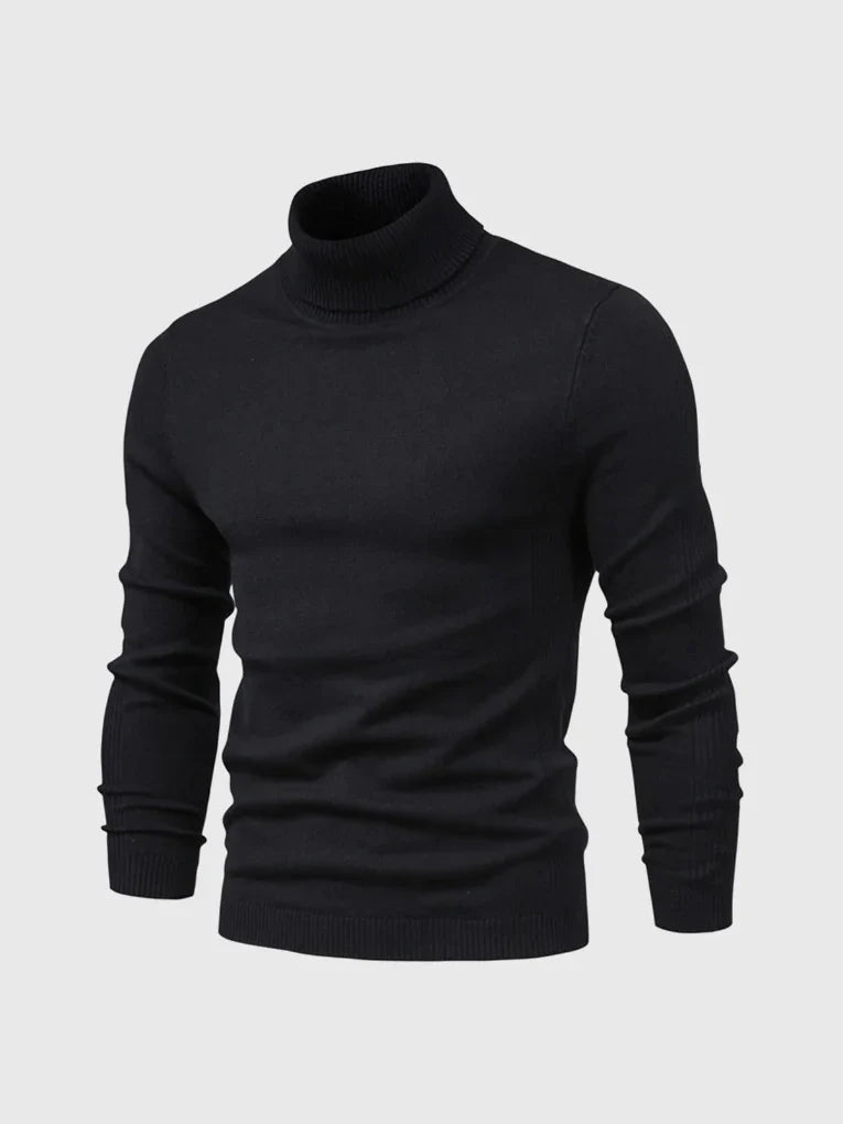 Maglione Collo Alto Uomo – Lavabile e Versatile