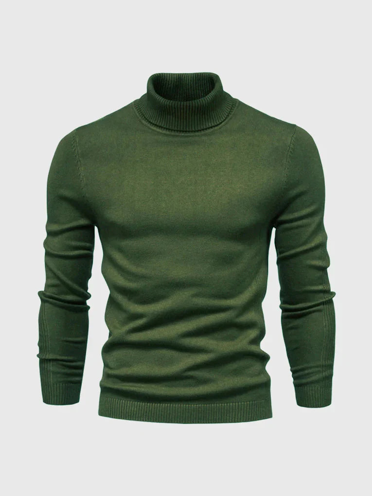 Maglione Collo Alto Uomo – Lavabile e Versatile